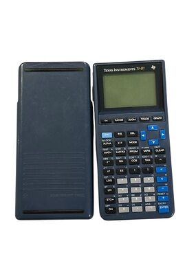 Texas Instruments TI-81 Graphing Calculator - Navy Blue
